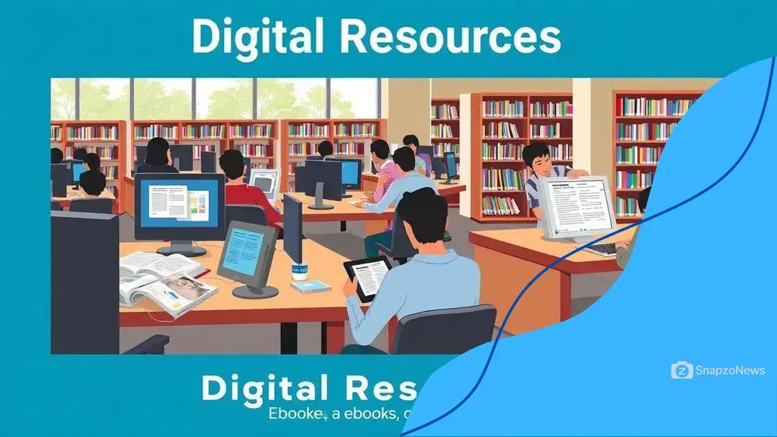 Exploring digital resources provided by libraries