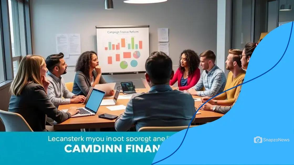 Innovative proposals for reforming campaign finance