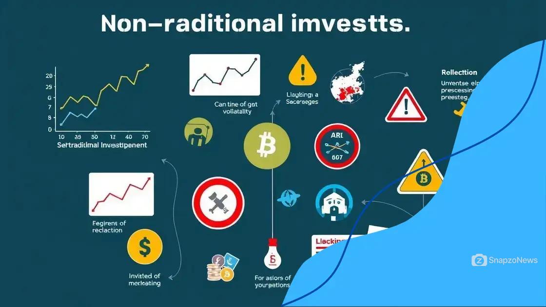 Risks associated with non-traditional investment options