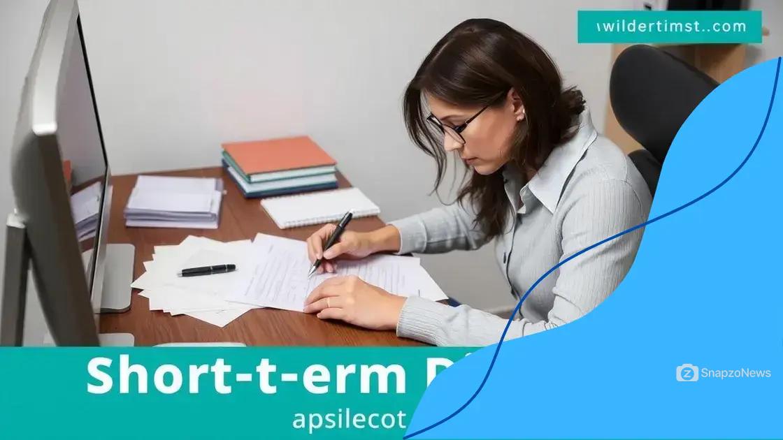 How to apply for short-term disability
