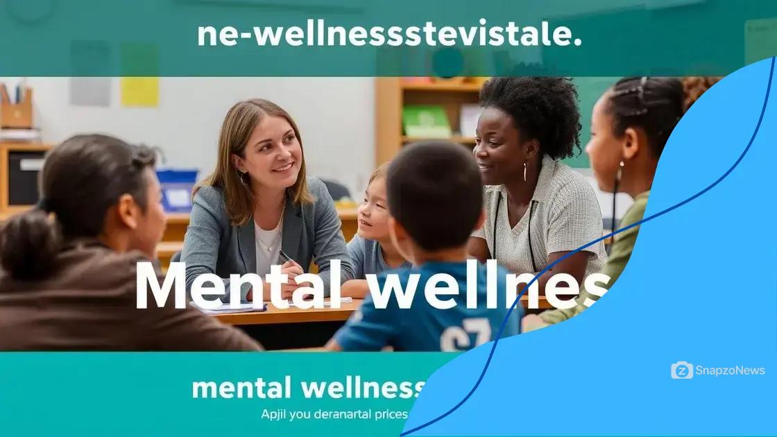 Effective strategies for supporting student mental wellness