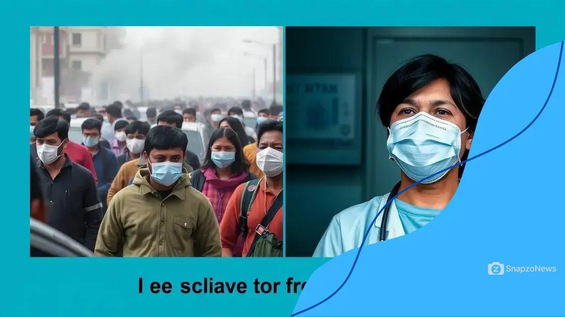 Impact of air pollution on public health