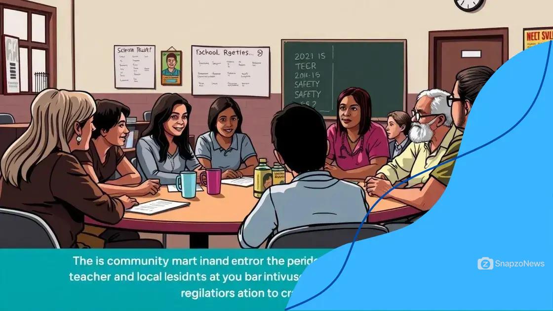Community involvement in school safety