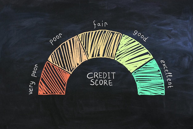 A graphic illustrating the credit utilization ratio, showing a pie chart with different levels of utilization (good, moderate, high) and their corresponding impact on credit score.