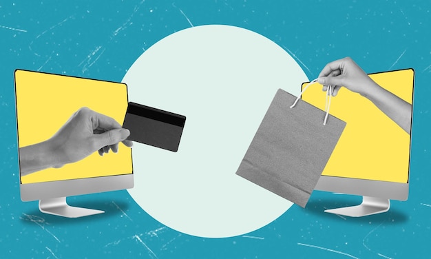 A split image showing a discounted item with a store credit card versus the same item purchased with a regular credit card, highlighting the immediate savings.