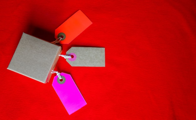 A close-up of a discount tag on a product in a retail setting, symbolizing the act of finding a good deal.