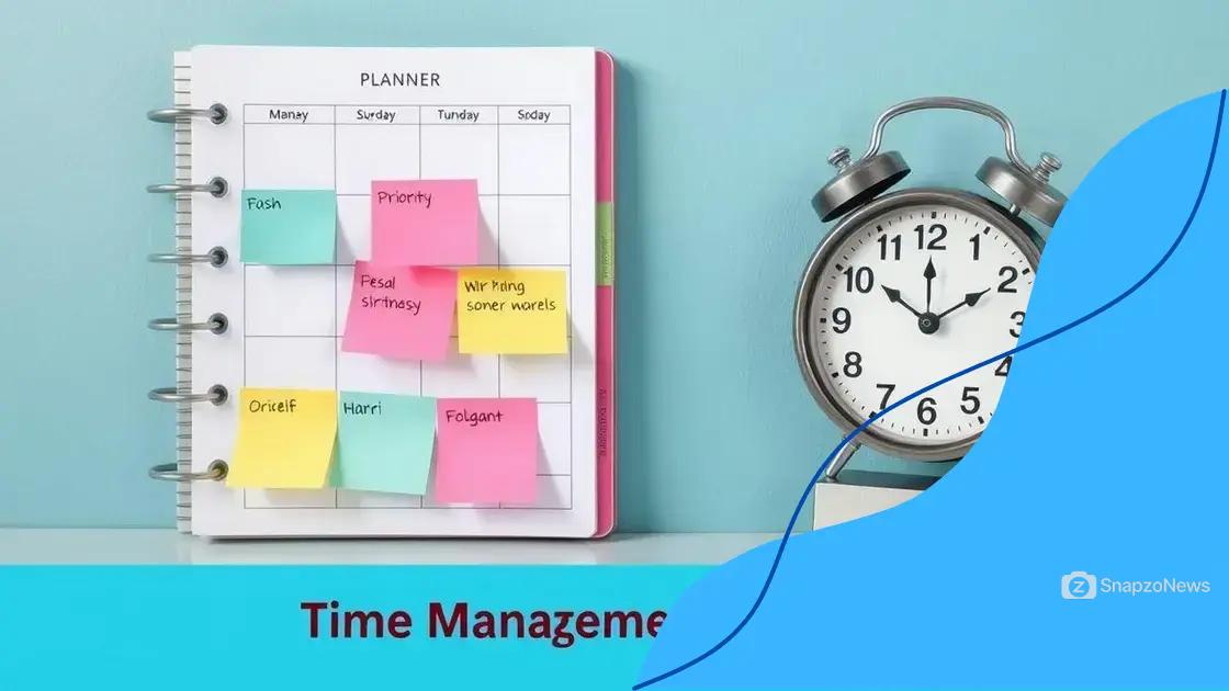 Practical strategies for time management