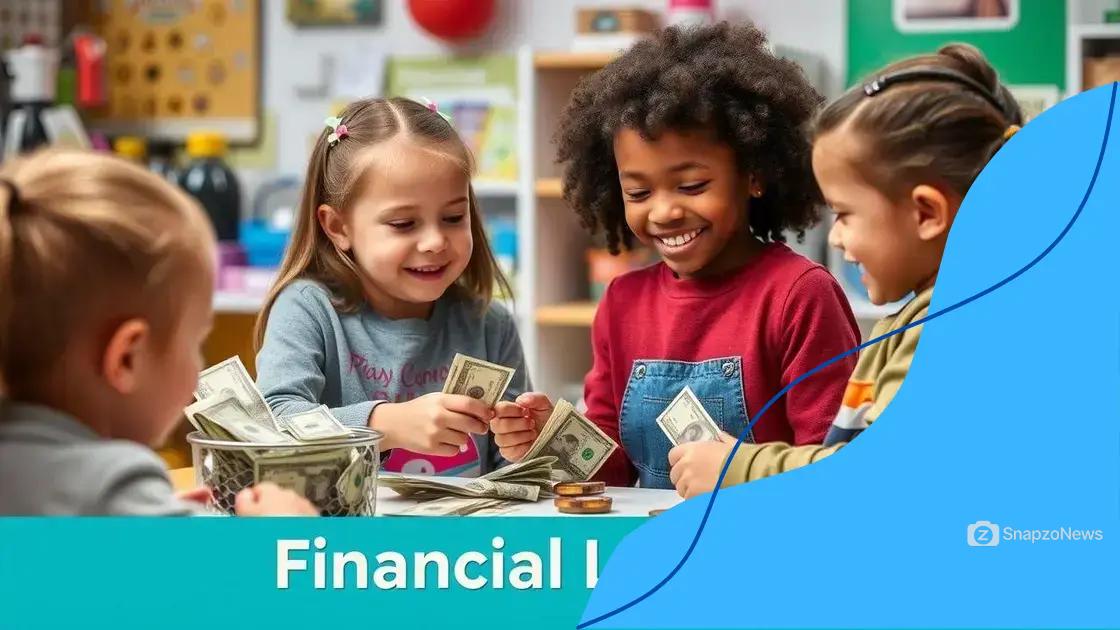 Practical activities for children to learn finances